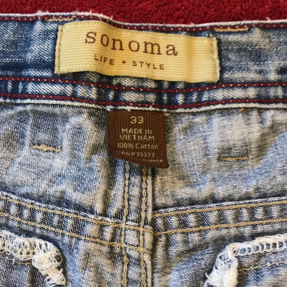 Denim shorts